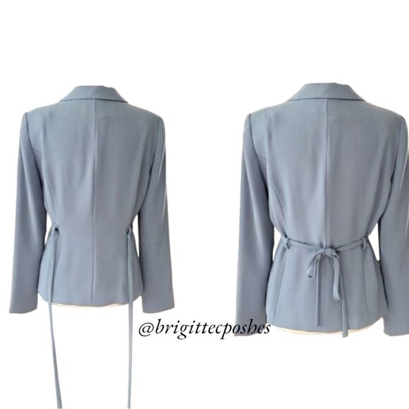 Vintage David Warren NY Blue Floral Maxi Skirt Set - Picture 4 of 15